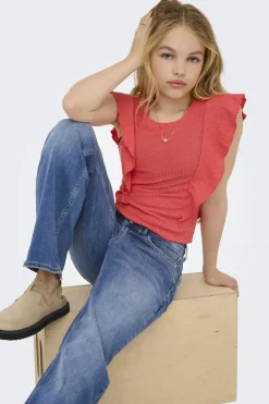 Kids Only Jeans Kogmadison Blush Wide Cro37