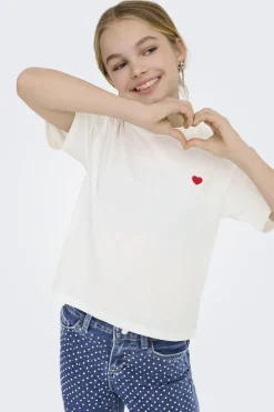 Kids Only T-Shirt Maiken Crop Heart