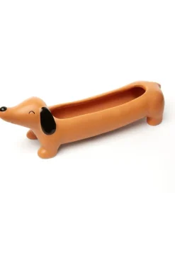 Kikkerland Tuinaccessoire Daisy The Dachshund Planter