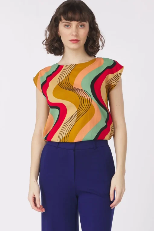 King Louie Blouse Selly Top Falaise
