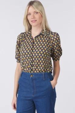 King Louie Hemd Carina Blouse Pebble