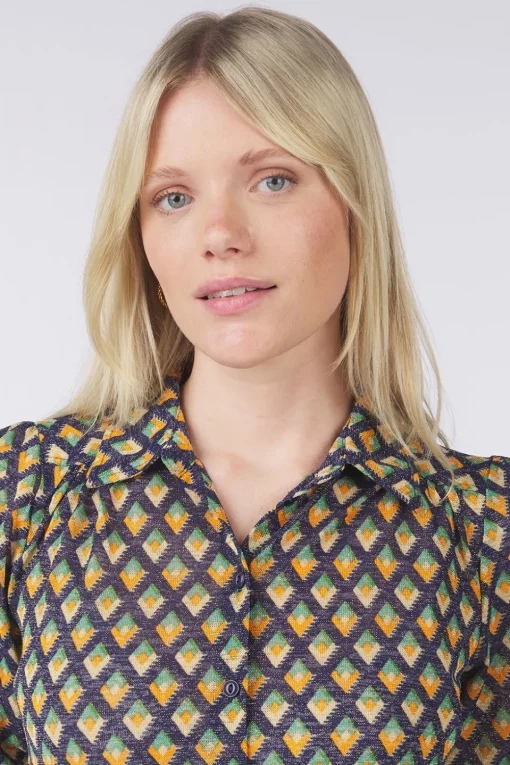King Louie Hemd Carina Blouse Pebble