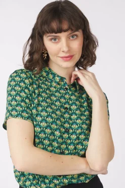 King Louie Hemd Maisie Blouse Toulouse Dobby