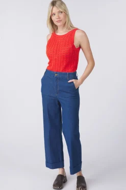 King Louie Jeans Lisa Culotte Chambray