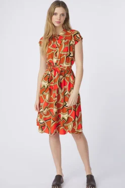 King Louie Jurk Amy Dress Mellow Dobby