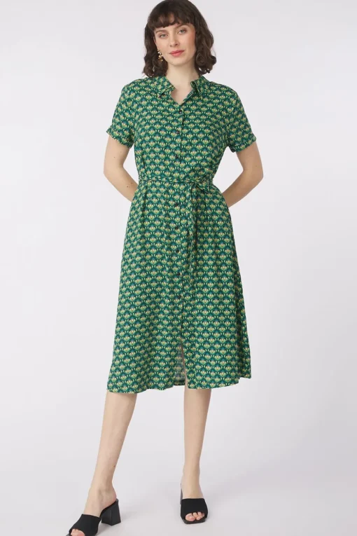 King Louie Jurk Vica Dress Toulouse Dobby