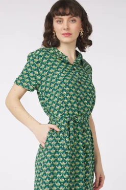 King Louie Jurk Vica Dress Toulouse Dobby