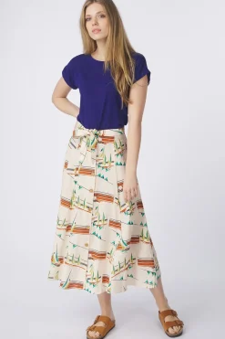 King Louie Rok Judy Midi Skirt Antibes