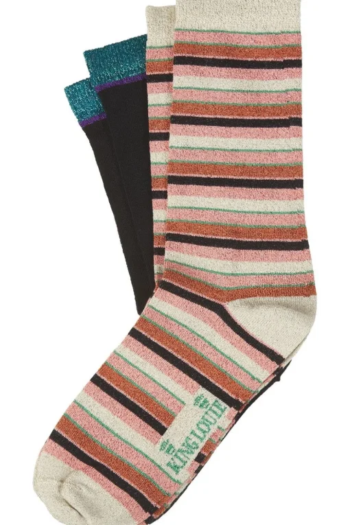 King Louie Sokken Socks 2-Pack Stripe