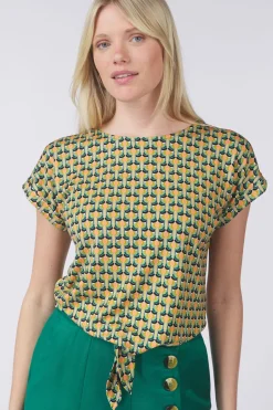 King Louie T-Shirt Aria Knot Top Nova