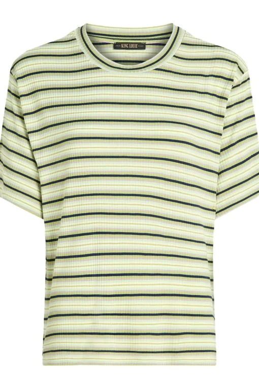 King Louie T-Shirt Boxy Tee Seaside Stripe