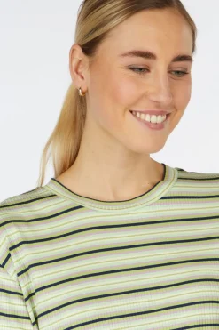 King Louie T-Shirt Boxy Tee Seaside Stripe