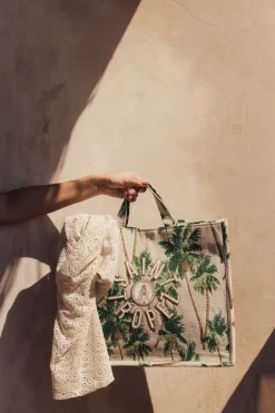 Kiwi Strandtas Cabas Class Palmier St Tropez