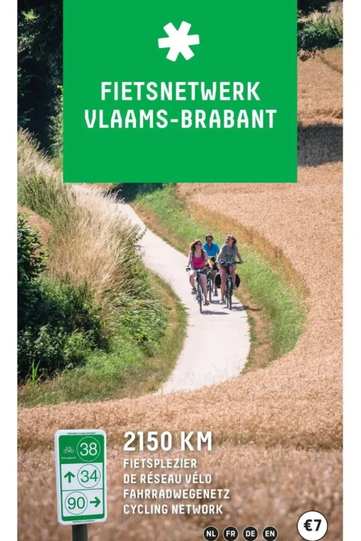 Knooppunt Vlaams-Brabant fietsroutenetwerk N/F/E/D 2150 km