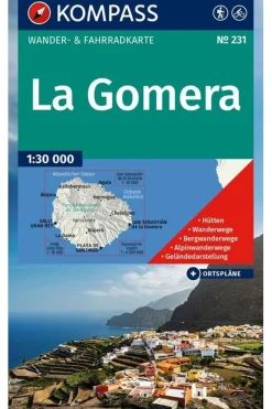 KOMPASS Boek La Gomera 231 Gps Kompass +Ag
