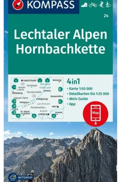 KOMPASS Lechtaler Alpen 24 GPS wp kompass Hornbachkette +AG
