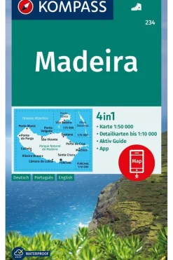 KOMPASS Madeira 234 GPS kompass D/E/POR wp +AG
