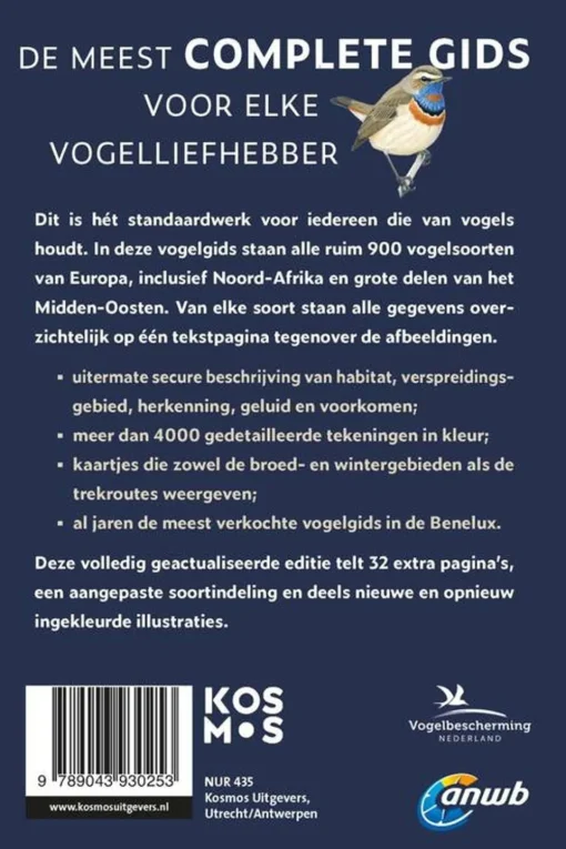 Kosmos ANWB vogelgids van Europa