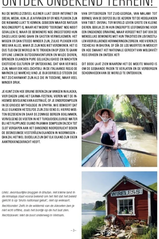 Kosmos Boek Offline Escapes - 42 Unieke Bestemmingen Buiten De Gebaande Paden