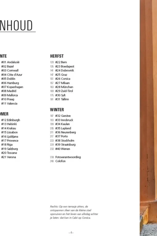 Kosmos Boek Weekend Escapes - 40 Unieke Stedentrips In Europa