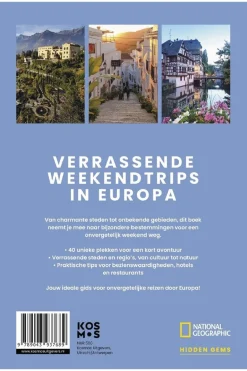 Kosmos Boek Weekend Escapes - 40 Unieke Stedentrips In Europa