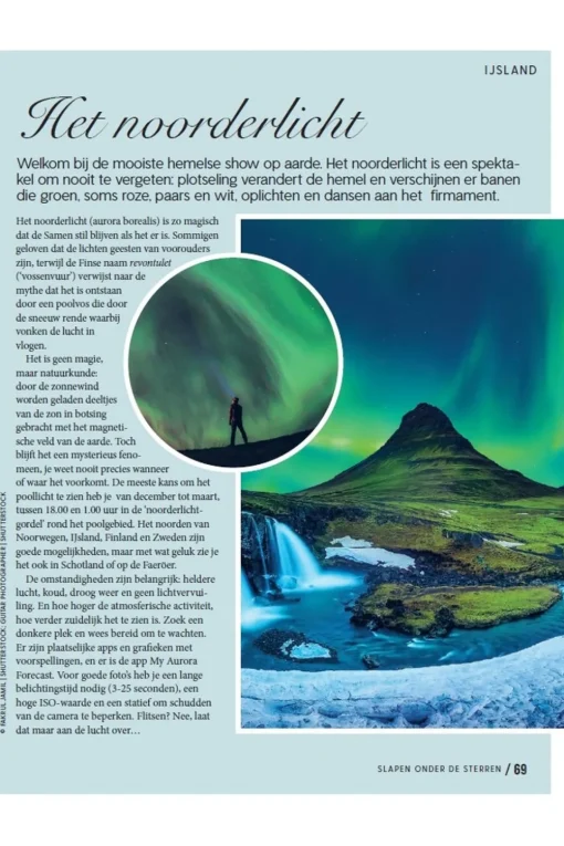Kosmos Slapen onder de sterren - kampeerplekken Europa LP