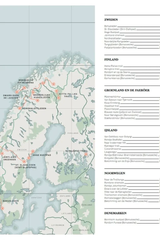 Kosmos Wanderlust Scandinavië - Hiken door Scan., Ijsland, Faeroër en Groenland - Gestalten