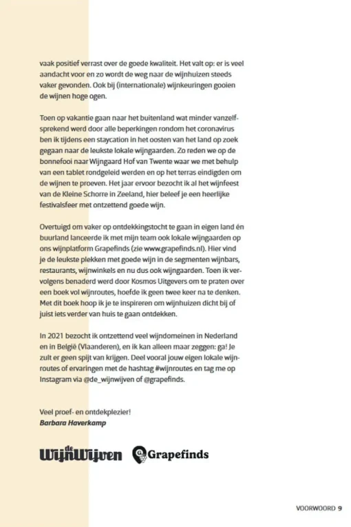 Kosmos Wijnroutes Nederland & België