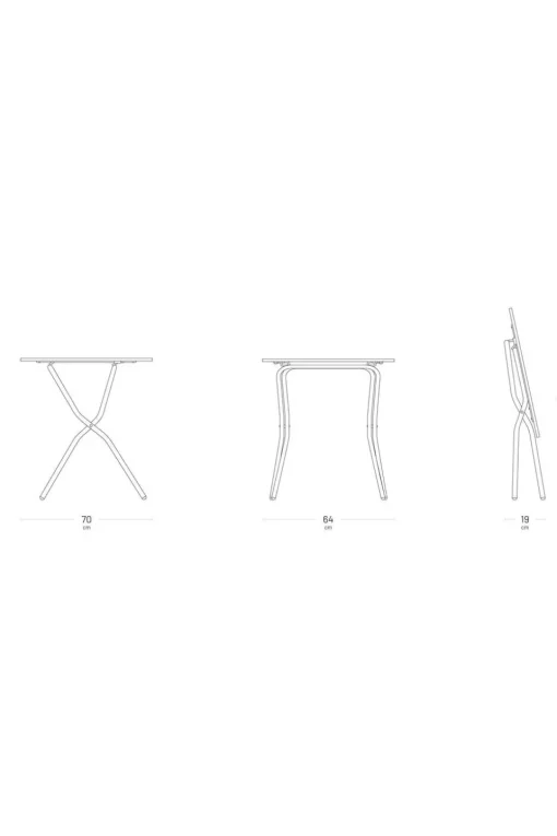 Lafuma Mobilier Campingtafel Balcony Ii Metal 70X70