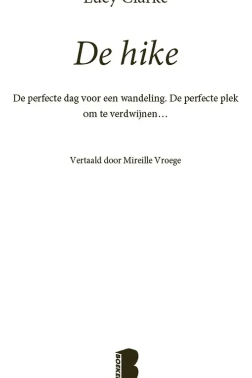 Lannoo Boek De Hike Lucy Clarke