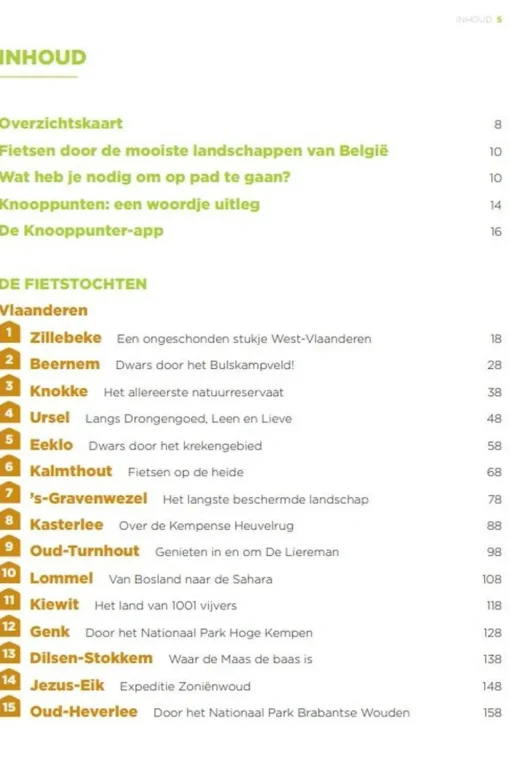 Lannoo Fietsen door de mooiste landschappen van België