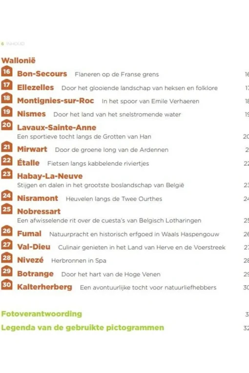 Lannoo Fietsen door de mooiste landschappen van België