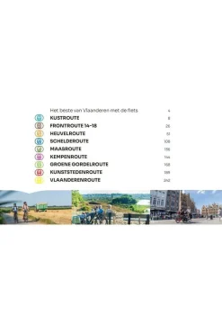 Lannoo Gids voor de Vlaamse icoonfietsroutes