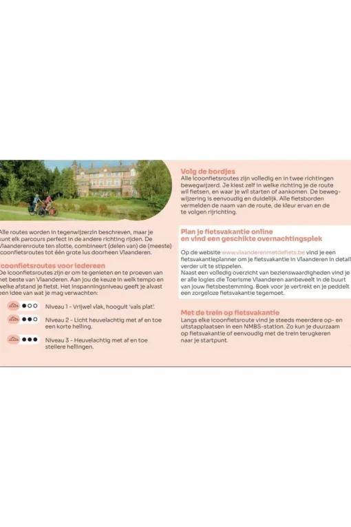 Lannoo Gids voor de Vlaamse icoonfietsroutes