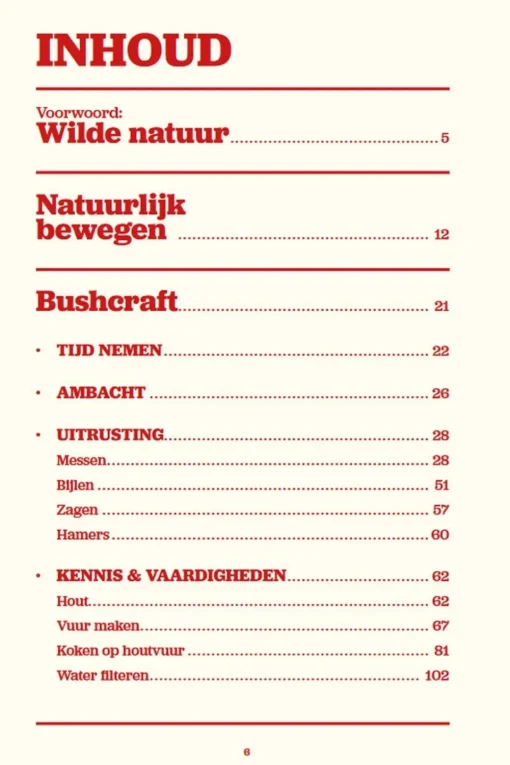 Lannoo Het rewild boek bushcraft & survival