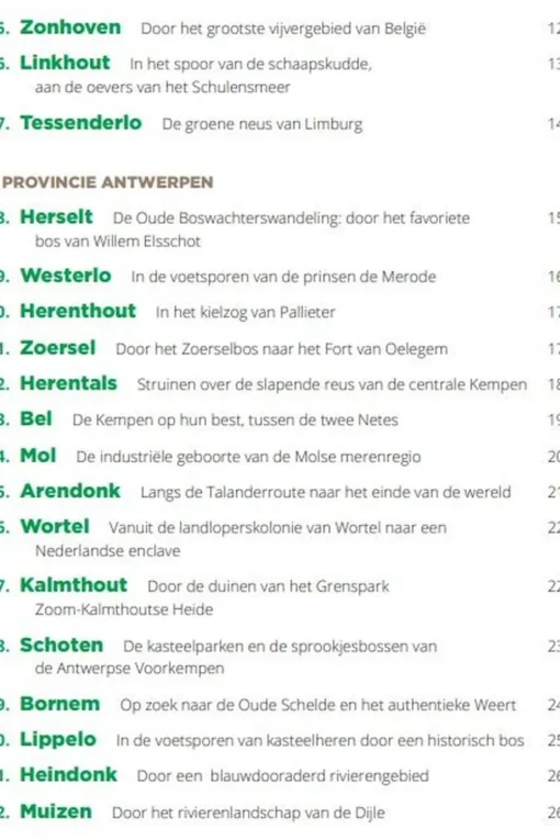 Lannoo Vlaanderen Groot Wandelboek