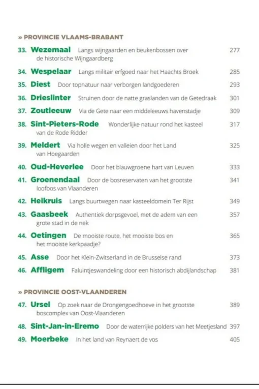 Lannoo Vlaanderen Groot Wandelboek