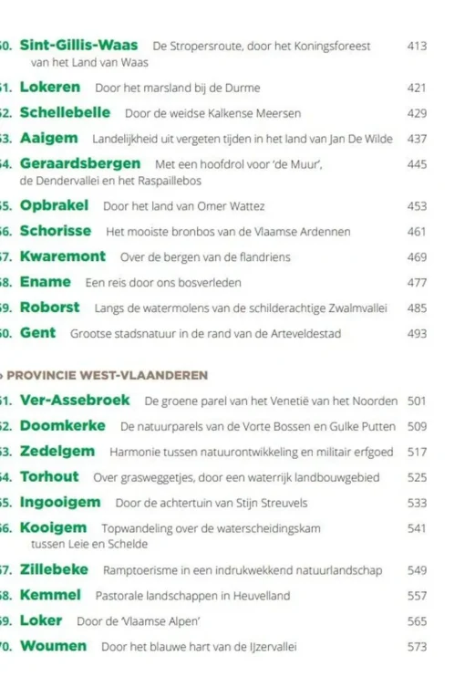 Lannoo Vlaanderen Groot Wandelboek