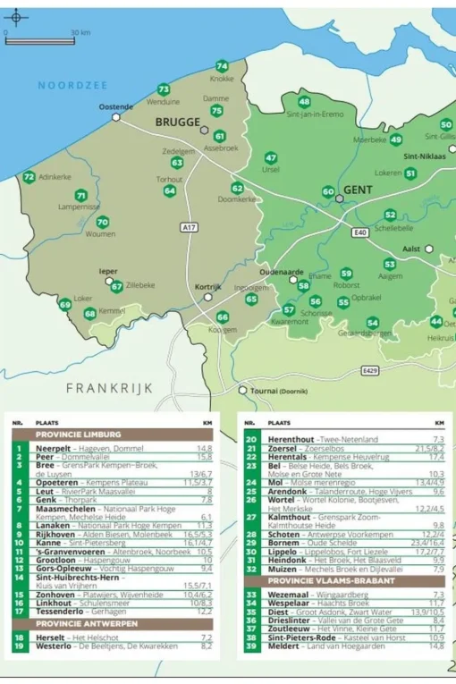 Lannoo Vlaanderen Groot Wandelboek