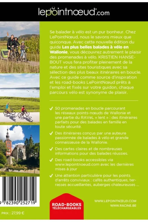 Lannoo Wallonie les plus belles balades à vélo 50 boucles en famille