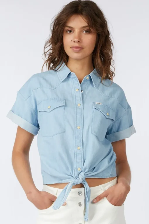 LEE Hemd Crop Tied Western