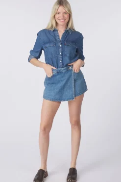 Levi's Hemd Doreen Utility Dark Indigo - Worn In