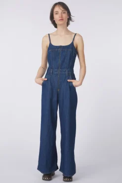 Levi's Jumpsuit Bustier Dark Indigo - Flat Finish
