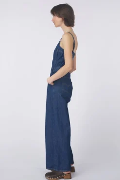 Levi's Jumpsuit Bustier Dark Indigo - Flat Finish