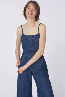 Levi's Jumpsuit Bustier Dark Indigo - Flat Finish