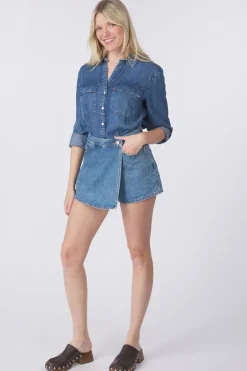 Levi's Short Light Indigo - Flat Finish