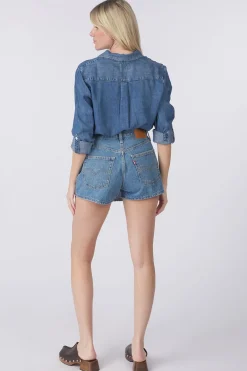 Levi's Short Light Indigo - Flat Finish