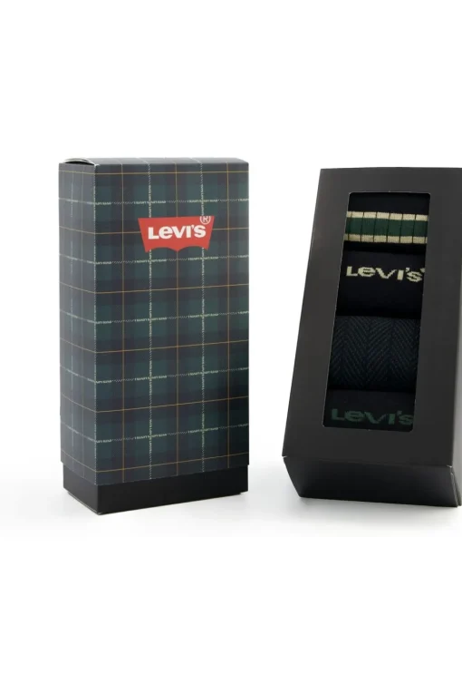 Levi's Sokken Levis Giftbox Reg Cut Stripe 4P