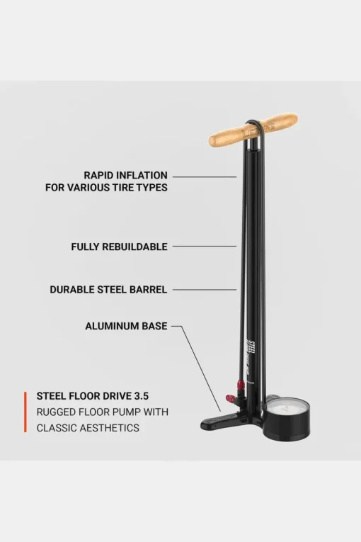 Lezyne Pomp Steel Floor Drive 3.5