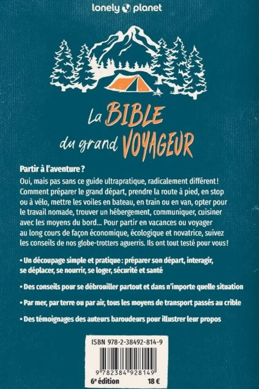 Lonely Planet Boek La Bible Du Grand Voyageur Lonely Planet